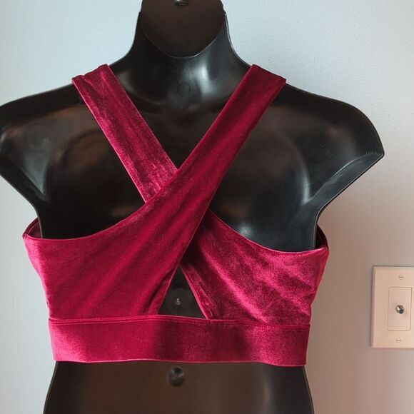 Velour Oasis Twist Bra - Picture 2 of 3